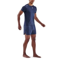 SKINS 3-Series Kurzarmshirt - Navy Blue 11 SKINS 3-Series Kurzarmshirt - Navy Blue -Skins skins activewear men 3 series short sleeve top navy blue 3 892261