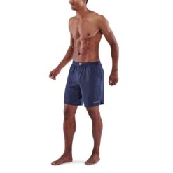 SKINS 3-Series 7" X-Fit Laufshorts - Navy Blue 7 SKINS 3-Series 7" X-Fit Laufshorts - Navy Blue -Skins skins activewear men 3 series x fit shorts navy blue 2 892269