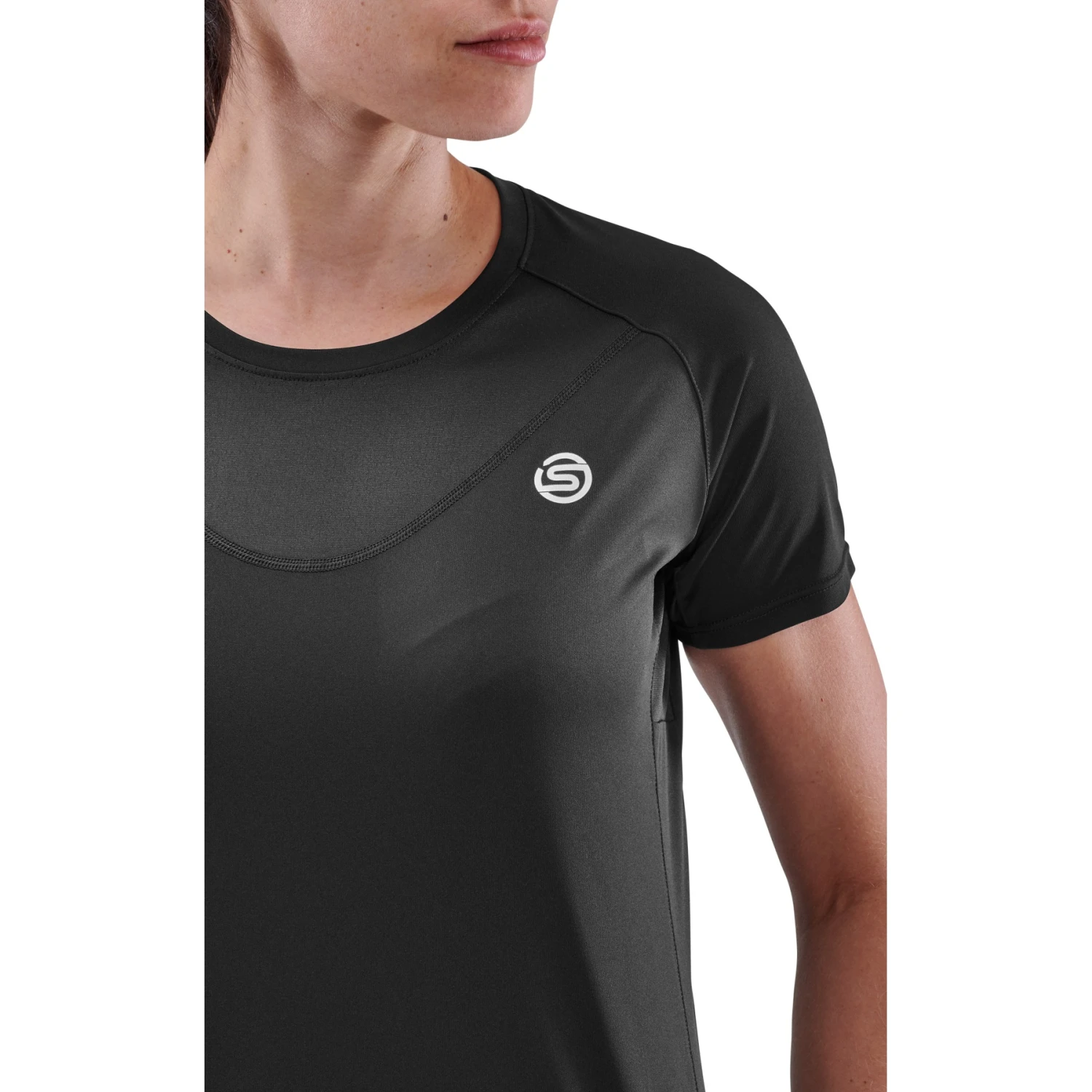 SKINS Activewear 3-Series T-Shirt Damen - Schwarz 4 SKINS Activewear 3-Series T-Shirt Damen - Schwarz – Bild 4