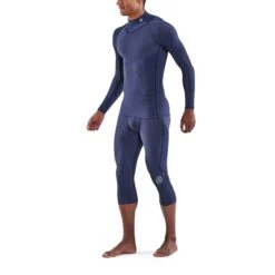 SKINS 3-Series Thermo-Shirt - Navy Blue 12 SKINS 3-Series Thermo-Shirt - Navy Blue -Skins skins compressio 3 series men thermal long sleeve top navy blue 3 892839