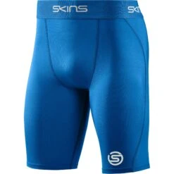 SKINS 1-Series Half Tights - Bright Blue -Skins skins compression 1 series half tights bright blue 1 1131215