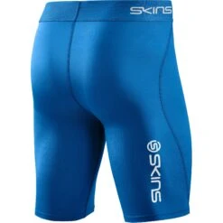 SKINS 1-Series Half Tights - Bright Blue -Skins skins compression 1 series half tights bright blue 2 1131229