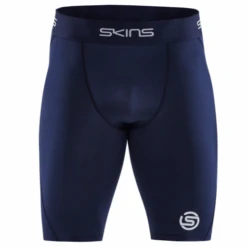 SKINS 1-Series Half Tights - Navy Blue -Skins skins compression 1 series men half tights navy blue 1 892444 909282