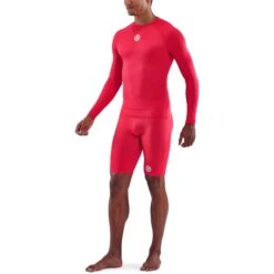 SKINS 1-Series Langarm-Shirt - Rot 8 SKINS 1-Series Langarm-Shirt - Rot -Skins skins compression 1 series men long sleeve top red 4 941237