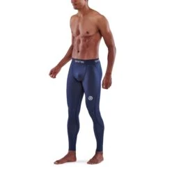 SKINS 1-Series Long Tights - Navy Blue -Skins skins compression 1 series men long tights navy blue 3 892961