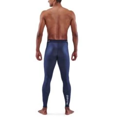 SKINS 1-Series Long Tights - Navy Blue -Skins skins compression 1 series men long tights navy blue 5 892964