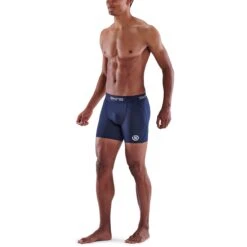 SKINS 1-Series Fitness-Shorts - Navy Blue -Skins skins compression 1 series men shorts navy blue 4 941283
