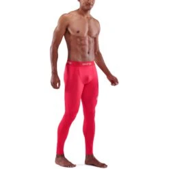 SKINS 1-Series Long Tights - Rot -Skins skins compression 1 series mens long tights red 6 1067216
