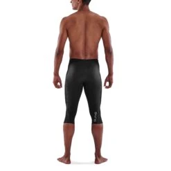 SKINS 3-Series Thermo 3/4 Tights - Schwarz -Skins skins compression 3 series men thermal 3 4 tights black 5 892876