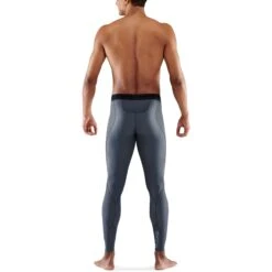 SKINS 3-Series Long Tights - Charcoal -Skins skins compression 3 series mens long tights charcoal 2 1067371