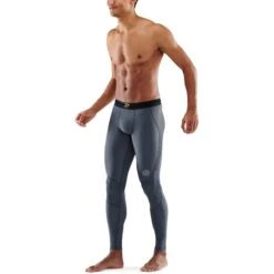 SKINS 3-Series Long Tights - Charcoal -Skins skins compression 3 series mens long tights charcoal 5 1067374