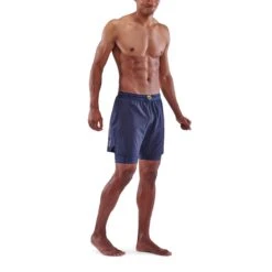 SKINS 3-Series Superpose Fitness-Hose 2-in-1 - Navy Blue 13 SKINS 3-Series Superpose Fitness-Hose 2-in-1 - Navy Blue -Skins skins compression 3 series superpose men shorts navy blue 4 892762