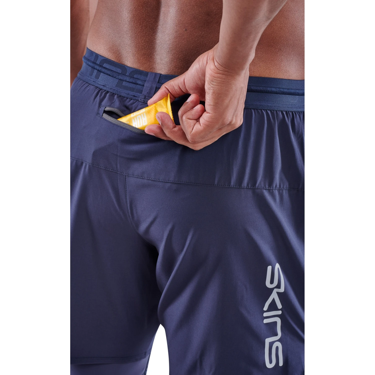 SKINS 3-Series Superpose Fitness-Hose 2-in-1 - Navy Blue 9 SKINS 3-Series Superpose Fitness-Hose 2-in-1 - Navy Blue – Bild 9
