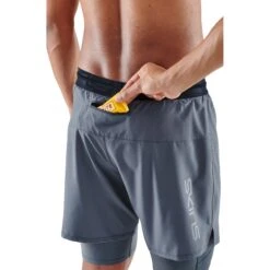 SKINS 3-Series Superpose Fitness-Hose 2-in-1 - Charcoal 15 SKINS 3-Series Superpose Fitness-Hose 2-in-1 - Charcoal -Skins skins compression 3 series superpose mens shorts charcoal 3 1067421