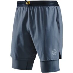 SKINS 3-Series Superpose Fitness-Hose 2-in-1 - Charcoal 10 SKINS 3-Series Superpose Fitness-Hose 2-in-1 - Charcoal -Skins skins compression 3 series superpose mens shorts charcoal 6 1067424