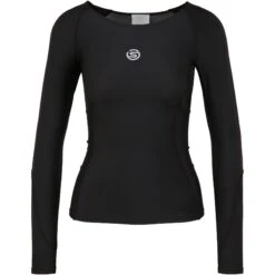 SKINS 3-Series Damen Langarm-Shirt - Schwarz -Skins skins compression 3 series women long sleeve top black 1 941776