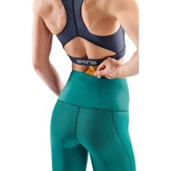 SKINS Compression 3-Series Damen Skyscraper Tights - Lt Teal -Skins skins compression 3 series women skyscraper tights lt teal 4 1232303