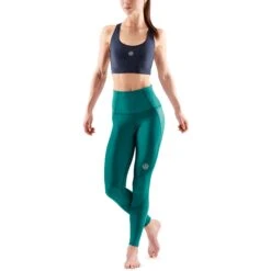 SKINS Compression 3-Series Damen Skyscraper Tights - Lt Teal -Skins skins compression 3 series women skyscraper tights lt teal 5 1232304