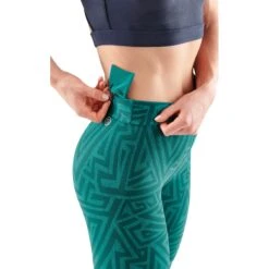 SKINS Compression 3-Series Damen Soft Long Tights - Lt Teal Angle -Skins skins compression 3 series women soft long tights lt teal angle 4 1232324