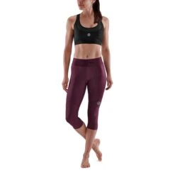 SKINS Compression 3-Series Thermal 3/4 Tights Damen - Burgundy 8 SKINS Compression 3-Series Thermal 3/4 Tights Damen - Burgundy -Skins skins compression 3 series women thermal 3 4 tights burgundy 2 892945