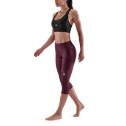 SKINS Compression 3-Series Thermal 3/4 Tights Damen - Burgundy 9 SKINS Compression 3-Series Thermal 3/4 Tights Damen - Burgundy -Skins skins compression 3 series women thermal 3 4 tights burgundy 3 892946
