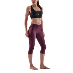 SKINS Compression 3-Series Thermal 3/4 Tights Damen - Burgundy 10 SKINS Compression 3-Series Thermal 3/4 Tights Damen - Burgundy -Skins skins compression 3 series women thermal 3 4 tights burgundy 4 892947