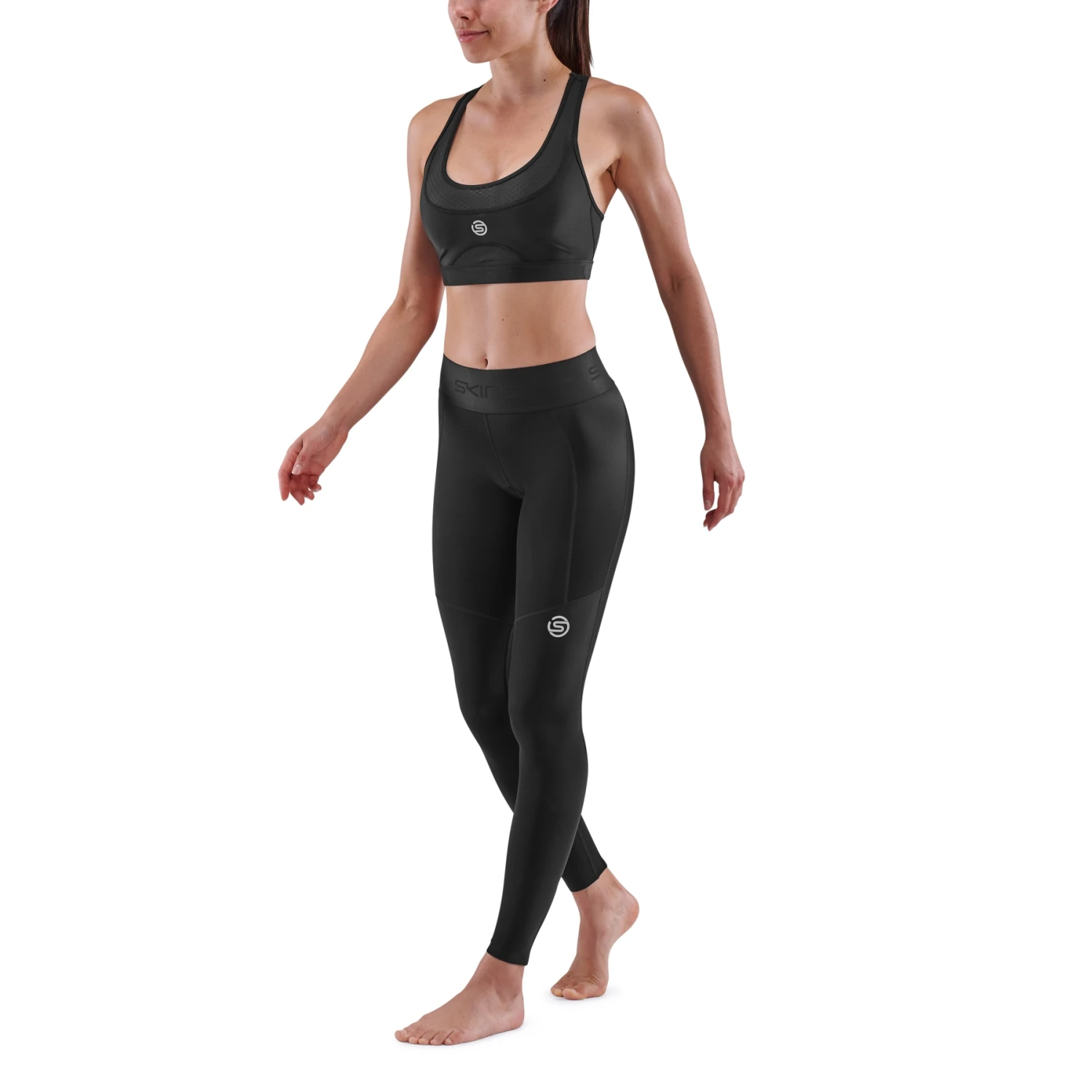 SKINS Compression 3-Series Damen Thermo-Tights - Schwarz 4 SKINS Compression 3-Series Damen Thermo-Tights - Schwarz – Bild 4