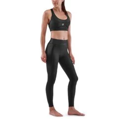 SKINS Compression 3-Series Damen Thermo-Tights - Schwarz 10 SKINS Compression 3-Series Damen Thermo-Tights - Schwarz -Skins skins compression 3 series women thermal long tights black 4 894331