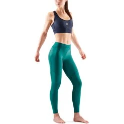 SKINS Compression 3-Series Damen Thermo-Tights - Lt Teal 11 SKINS Compression 3-Series Damen Thermo-Tights - Lt Teal -Skins skins compression 3 series women thermal long tights lt teal 3 1232152