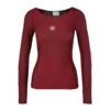SKINS Compression 3-Series Langarmshirt Damen - Burgundy