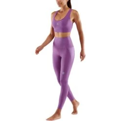 SKINS Compression 3-Series Skyscraper Long Tights Damen - Amethyst -Skins skins compression 3 series womens skyscraper long tights amethyst 5 1068079