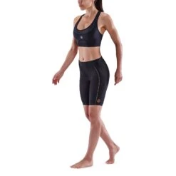 SKINS 5-Series Damen Half Tights - Schwarz 9 SKINS 5-Series Damen Half Tights - Schwarz -Skins skins compression 5 series women half tights black 3 893985