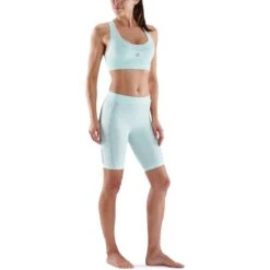 SKINS Compression 5-Series Half Tights Damen - Opal -Skins skins compression 5 series women half tights opal 5 941892