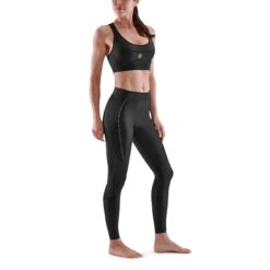 SKINS 5-Series Damen Long Tights - Schwarz -Skins skins compression 5 series women long tights black 4 893997