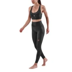 SKINS 5-Series Damen Skyscraper Tights - Schwarz 11 SKINS 5-Series Damen Skyscraper Tights - Schwarz -Skins skins compression 5 series women skyscraper long tights black 3 894086