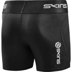 SKINS 1-Series Damen Laufshorts - Schwarz -Skins skins compression women 1 series running shorts black 2 1131244
