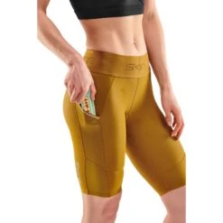SKINS 3-Series Damen Half Tights - Bronze 14 SKINS 3-Series Damen Half Tights - Bronze -Skins skins compression women 3 series half tights bronze 3 1131479 1