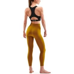 SKINS Compression Damen 3-Series Nahtlose Long Tights - Bronze -Skins skins compression women 3 series seamless long tights bronze 3 1131495