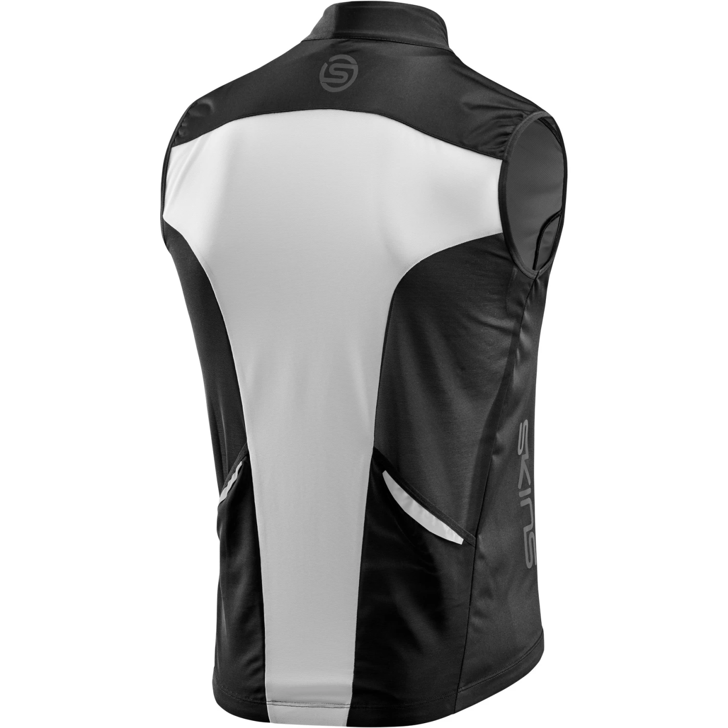 SKINS CYCLE Winddichte Fahrradweste - Graphite/Black 2 SKINS CYCLE Winddichte Fahrradweste - Graphite/Black – Bild 2