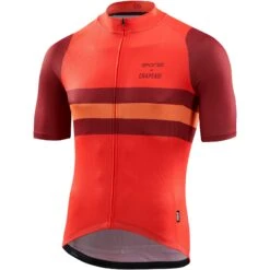 SKINS CYCLE X CHAPEAU Fahrradtrikot - Bright Red