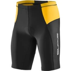 SKINS TRI Brand Shorts - Black/Zest 10 SKINS TRI Brand Shorts - Black/Zest -Skins skins tri brand half tights black zest 1 1231841