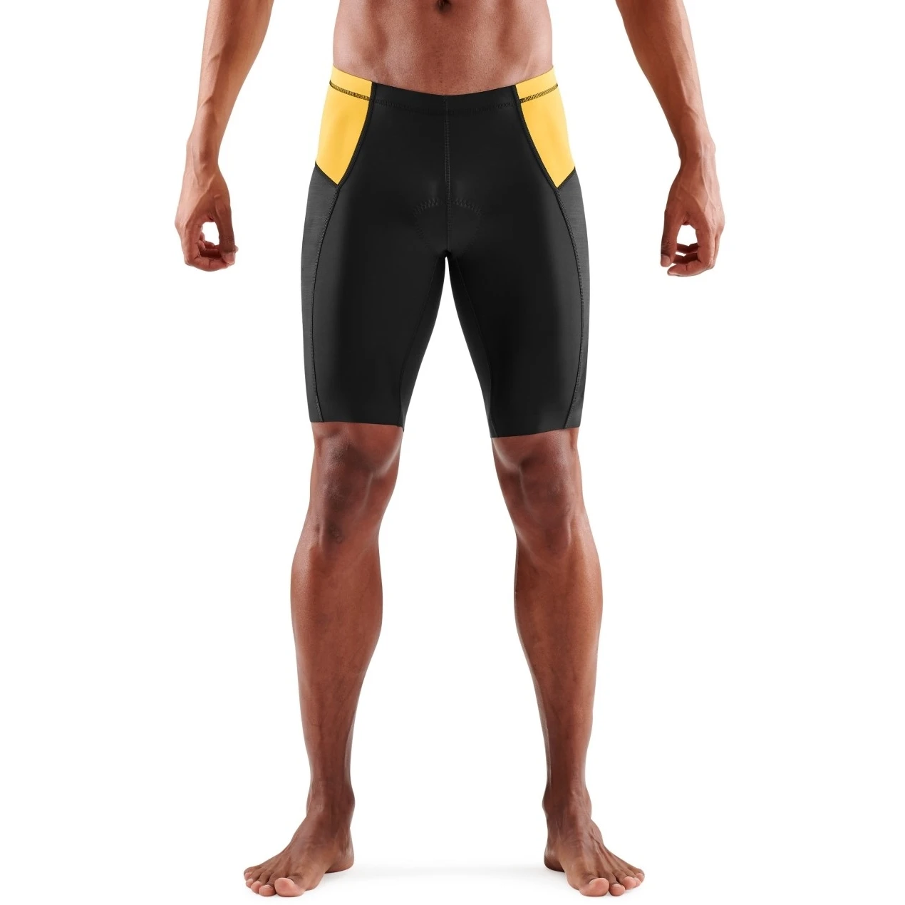 SKINS TRI Brand Shorts - Black/Zest 1 SKINS TRI Brand Shorts - Black/Zest