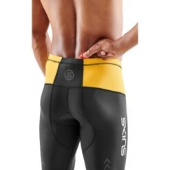SKINS TRI Brand Shorts - Black/Zest 15 SKINS TRI Brand Shorts - Black/Zest -Skins skins tri brand half tights black zest 7 1231858